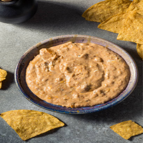 Cheesy Refried Bean Dip 