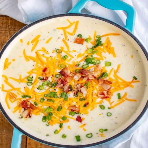 Cheesy Bacon Ranch Potato Soup