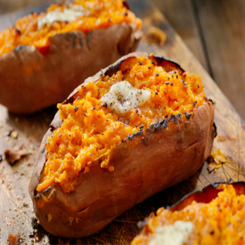 Stuffed Sweet Potatoes with Vegetable Chili