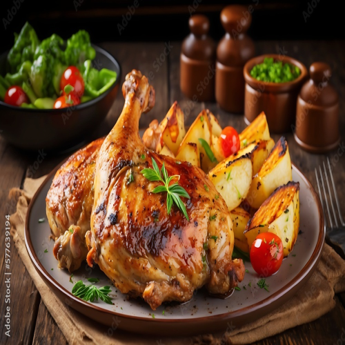 Roast Chicken with Vegetables